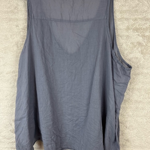 JOE BROWNS Assymetrical Bluish-Gray Tank Top Size 20 - Picture 6 of 15